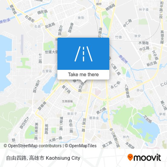 自由四路地圖