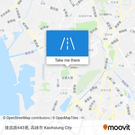 後昌路643巷 map