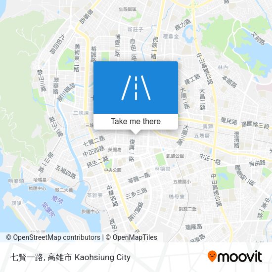 七賢一路 map