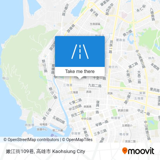 嫩江街109巷 map