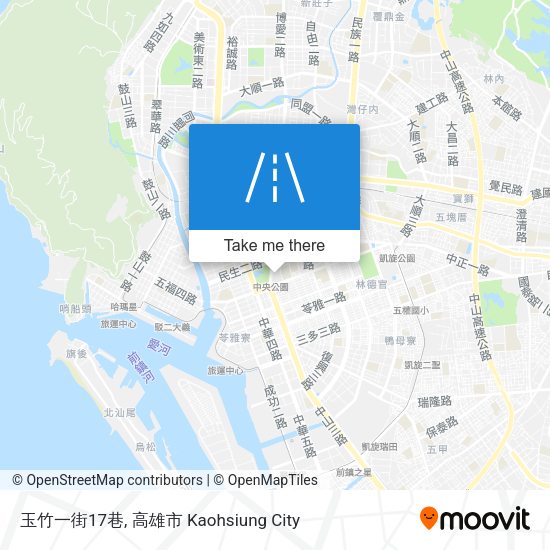 玉竹一街17巷地圖