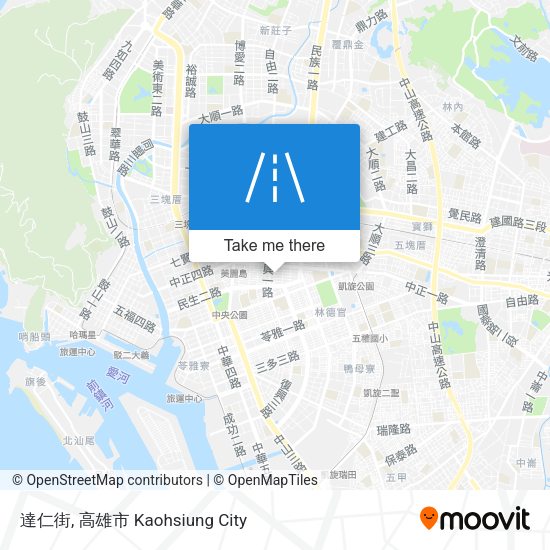 達仁街 map