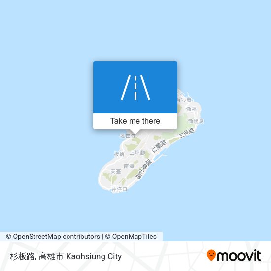 杉板路地圖