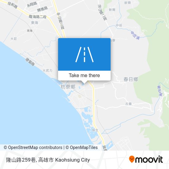 隆山路259巷地圖