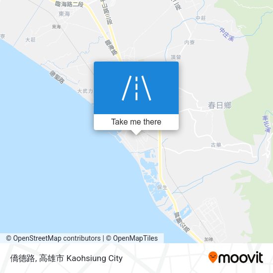 僑德路地圖