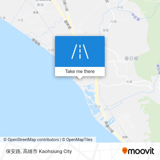 保安路地圖