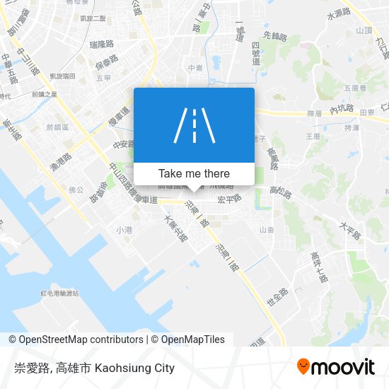 崇愛路 map