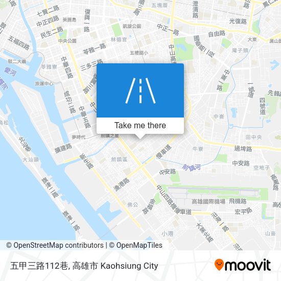 五甲三路112巷地圖