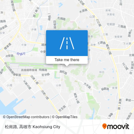 松崗路 map