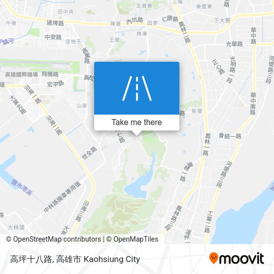高坪十八路 map
