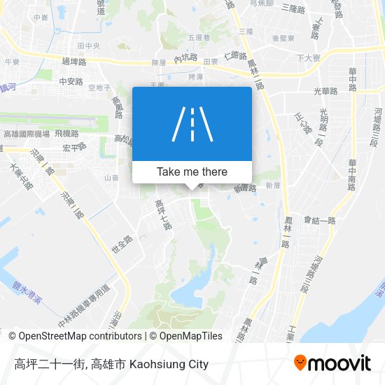 高坪二十一街 map