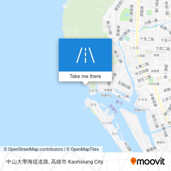 中山大學海堤道路 map