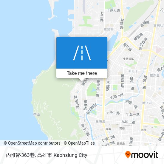 內惟路363巷 map