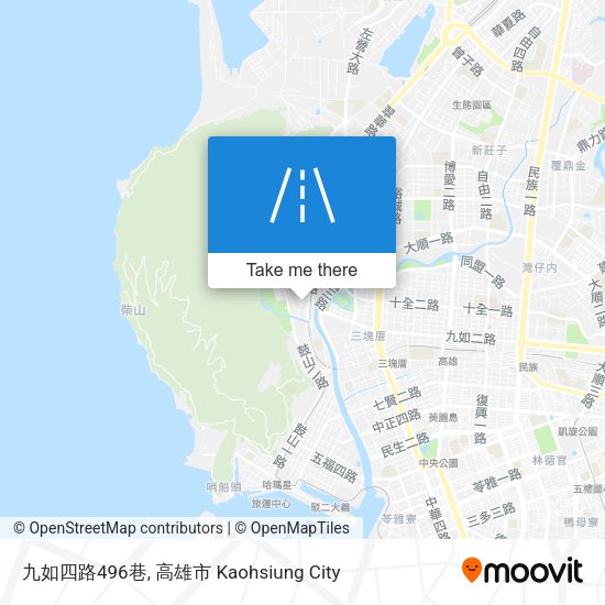 九如四路496巷 map