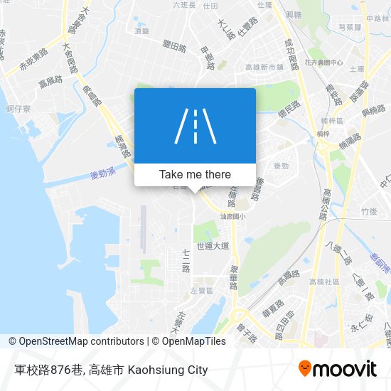 軍校路876巷 map