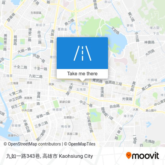 九如一路343巷 map