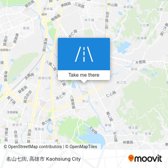 名山七街地圖