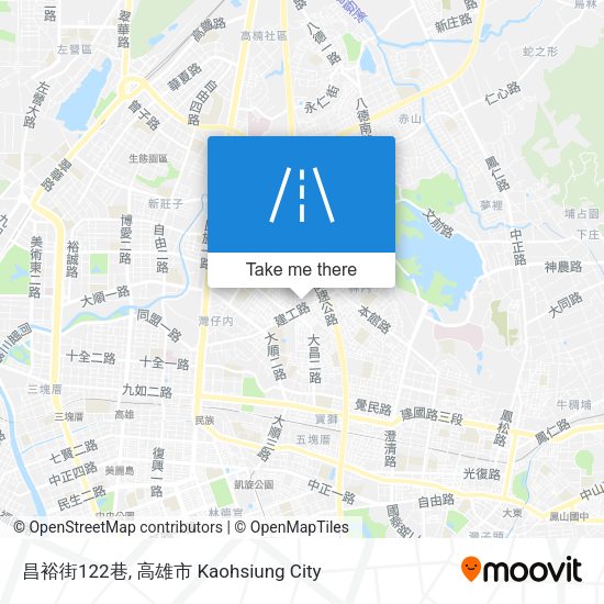 昌裕街122巷 map