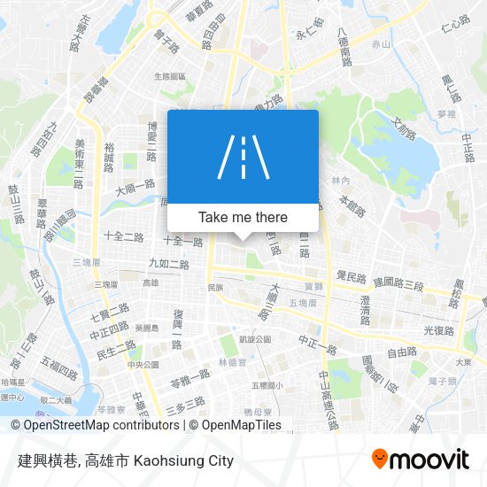 建興橫巷地圖