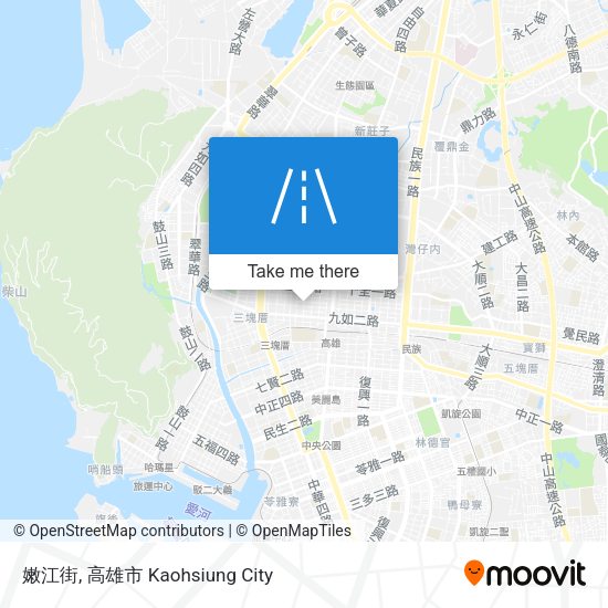 嫩江街地圖