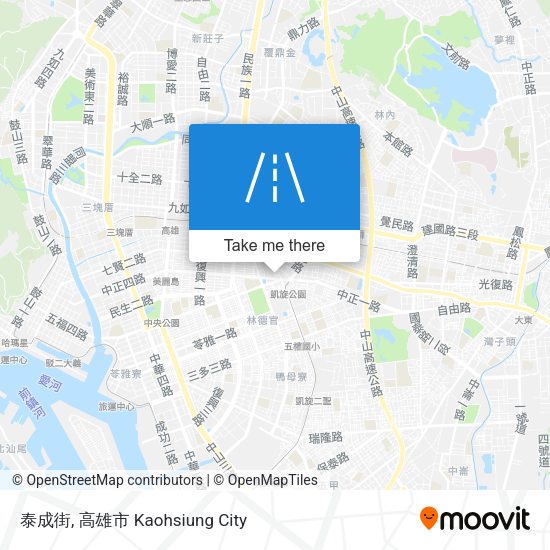 泰成街地圖