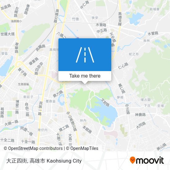 大正四街地圖