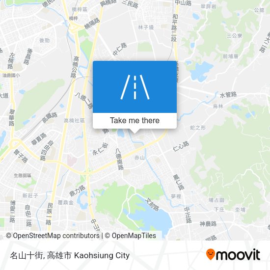 名山十街地圖