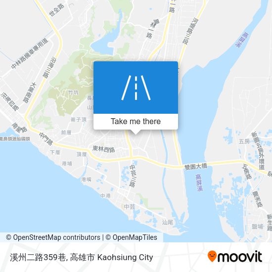 溪州二路359巷地圖