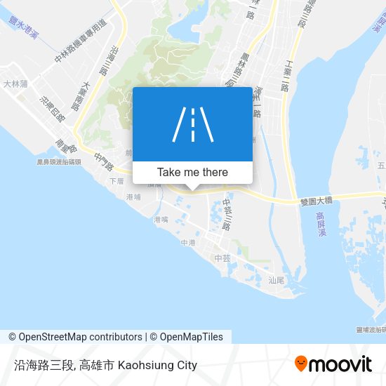 沿海路三段 map