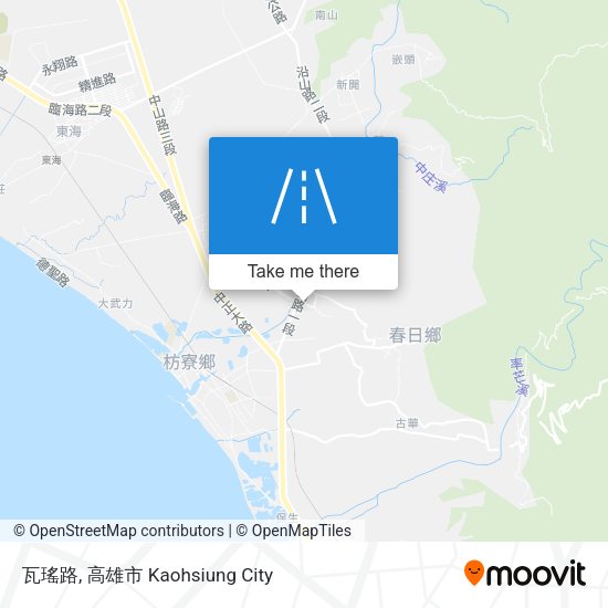 瓦瑤路地圖