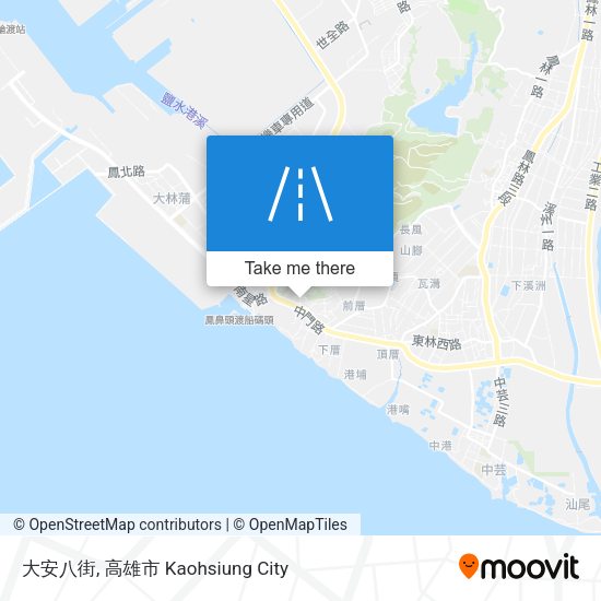 大安八街地圖