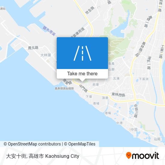 大安十街地圖
