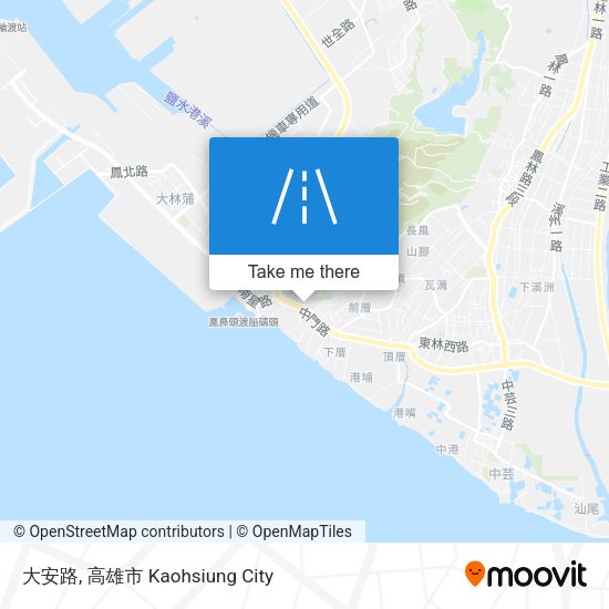 大安路 map