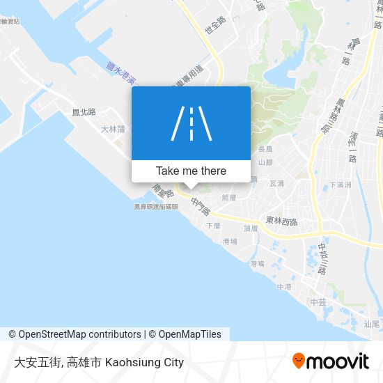 大安五街 map