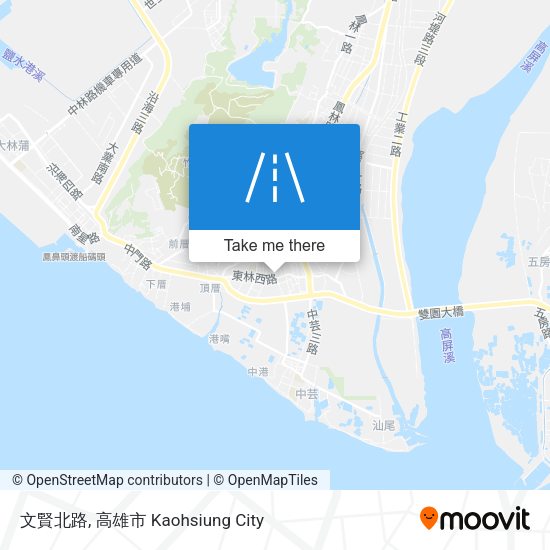 文賢北路 map