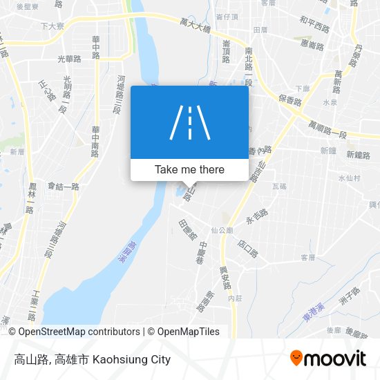 高山路地圖