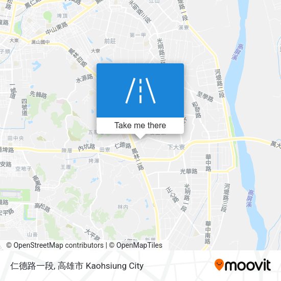 仁德路一段地圖