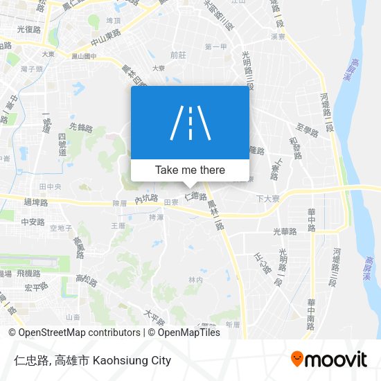 仁忠路地圖