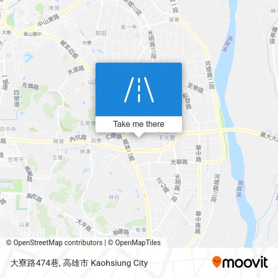 大寮路474巷地圖