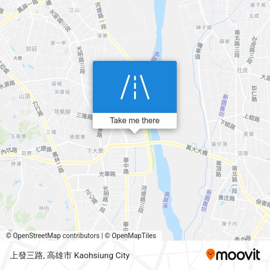 上發三路 map