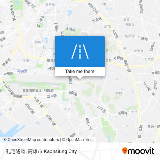 孔宅隧道 map