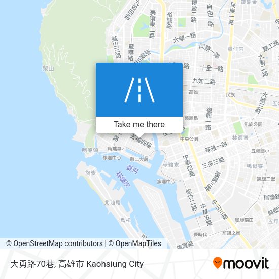 大勇路70巷 map