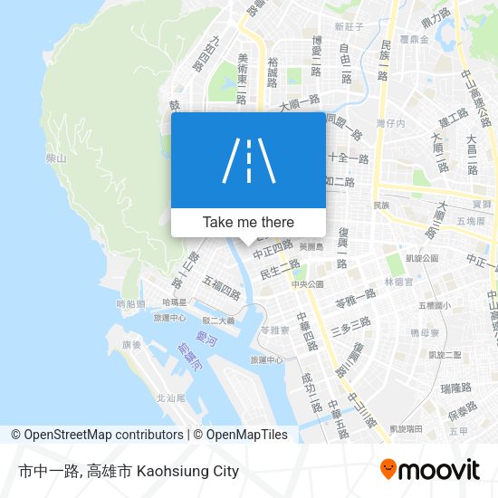市中一路地圖