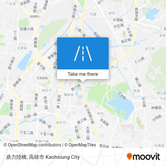 鼎力陸橋 map