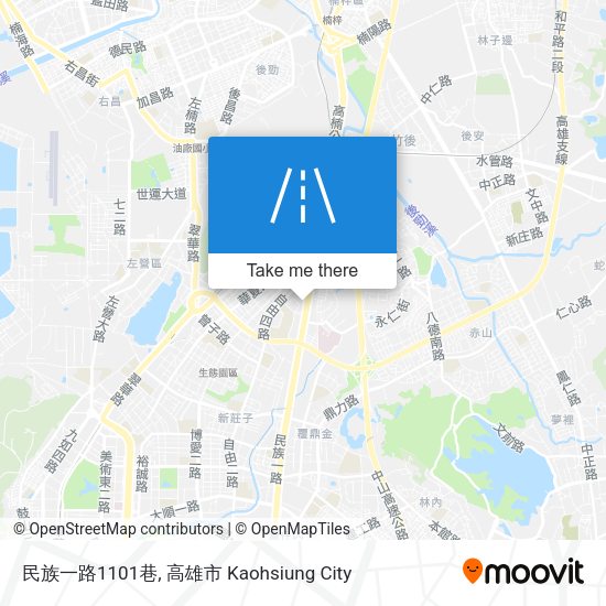 民族一路1101巷地圖