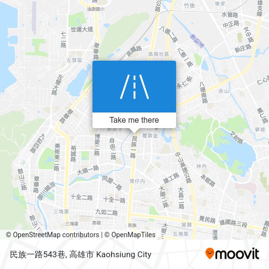 民族一路543巷 map
