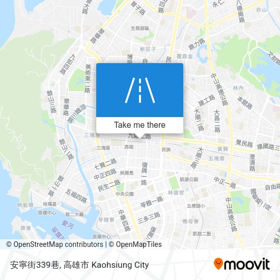 安寧街339巷地圖