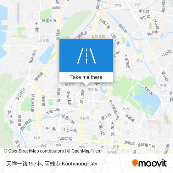 天祥一路197巷 map