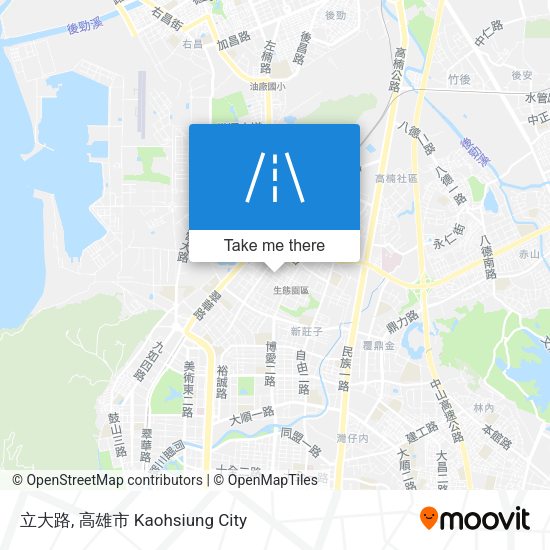 立大路地圖