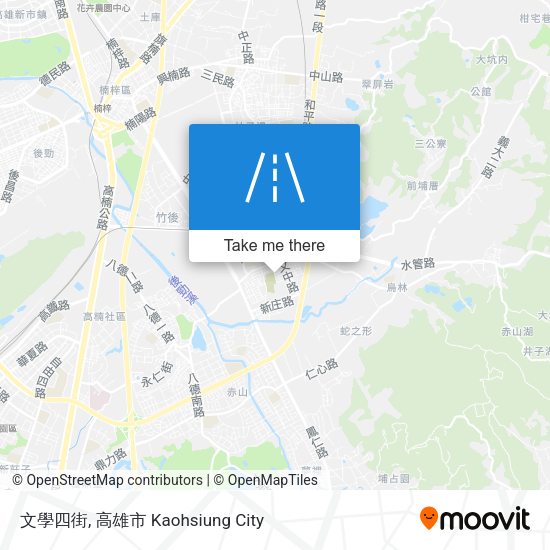 文學四街地圖